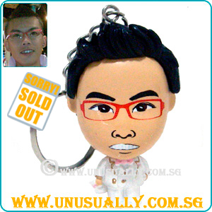 Personalized Cartoon Male In Suit Key Ring Mini Doll - SOLD OUT